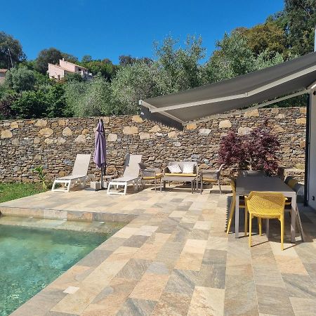 Rez De Villa Avec Piscine Privee, Wifi, Jardin Cloture Penta di Casinca Εξωτερικό φωτογραφία